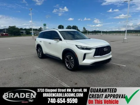 White 2023 INFINITI QX60 LUXE for sale in Carroll, OH