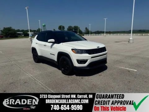 White 2021 Jeep Compass Latitude for sale in Carroll, OH