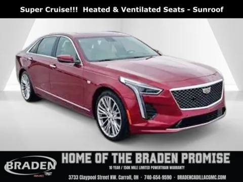 Red 2019 Cadillac CT6 3.6L Premium Luxury for sale in Carroll, OH