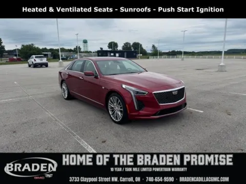 Red 2019 Cadillac CT6 3.6L Premium Luxury for sale in Carroll, OH