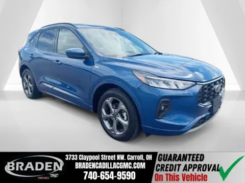 Blue 2023 Ford Escape Hybrid ST-Line Select for sale in Carroll, OH