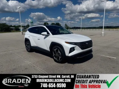 White 2022 Hyundai Tucson Limited for sale in Carroll, OH