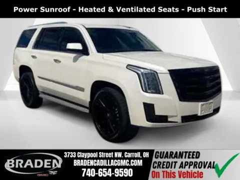White 2015 Cadillac Escalade Luxury for sale in Carroll, OH
