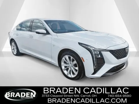 White 2026 Cadillac CT5 Premium Luxury for sale in Carroll, OH