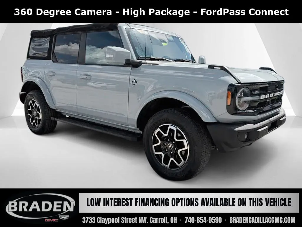 Gray 2022 Ford Bronco Outer Banks for sale in Carroll, OH