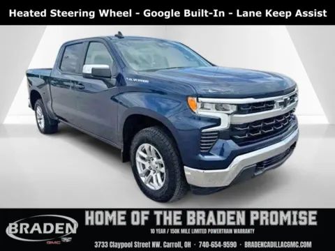 Blue 2023 Chevrolet Silverado 1500 LT for sale in Carroll, OH