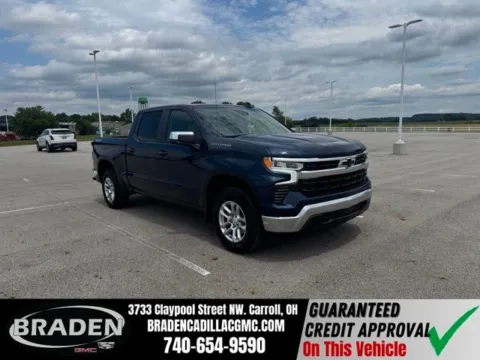Blue 2023 Chevrolet Silverado 1500 LT for sale in Carroll, OH