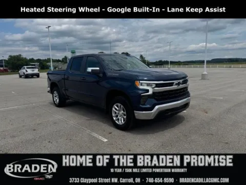 Blue 2023 Chevrolet Silverado 1500 LT for sale in Carroll, OH