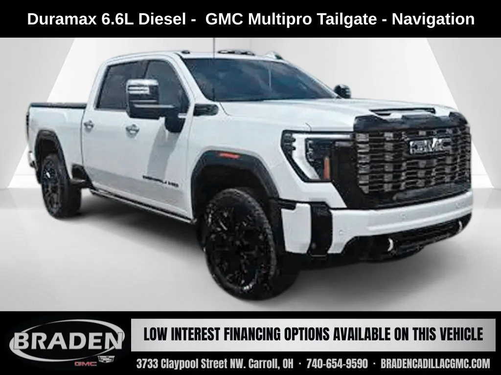 White 2026 GMC Sierra 2500HD Denali Ultimate for sale in Carroll, OH
