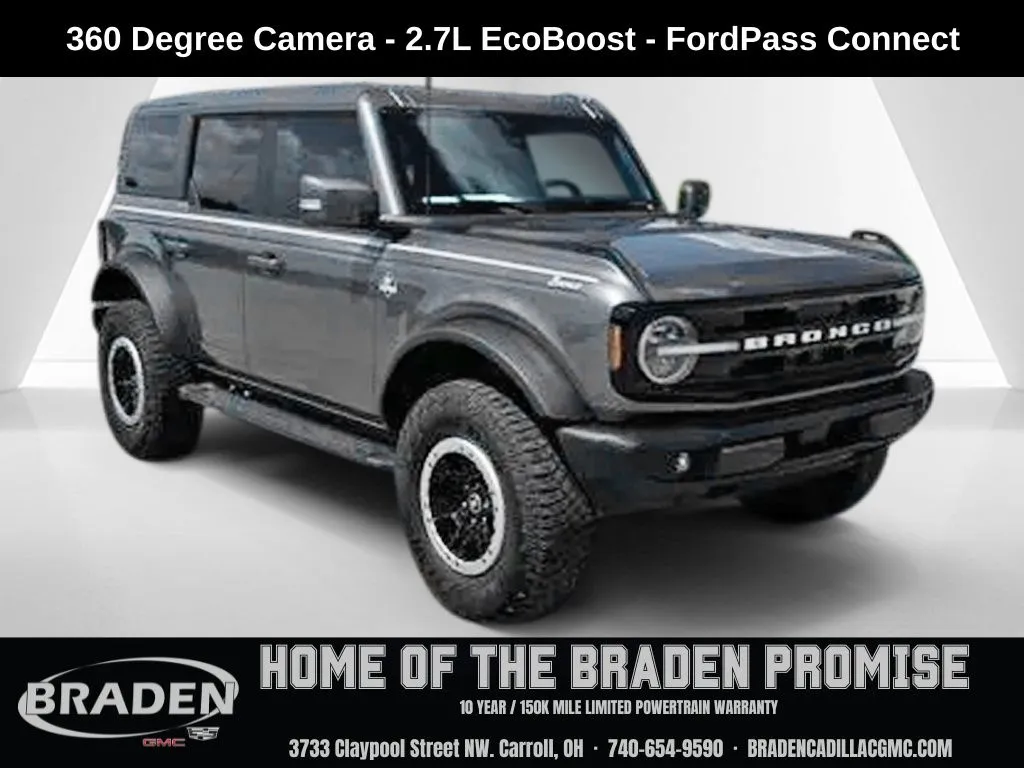 Gray 2023 Ford Bronco Outer Banks for sale in Carroll, OH