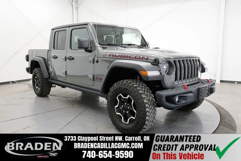 Gray 2021 Jeep Gladiator Rubicon for sale in Carroll, OH