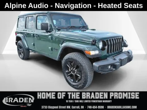 Green 2023 Jeep Wrangler Altitude for sale in Carroll, OH