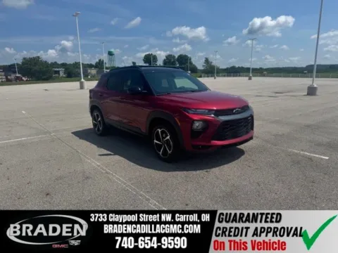 Red 2021 Chevrolet TrailBlazer RS for sale in Carroll, OH