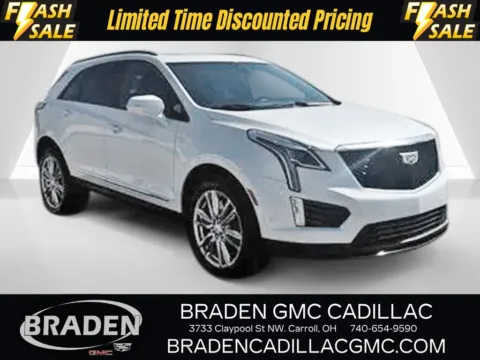 White 2023 Cadillac XT5 Sport for sale in Carroll, OH