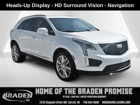 White 2023 Cadillac XT5 Sport for sale in Carroll, OH