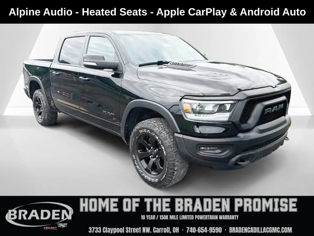 Black 2020 Ram 1500 Rebel for sale in Carroll, OH