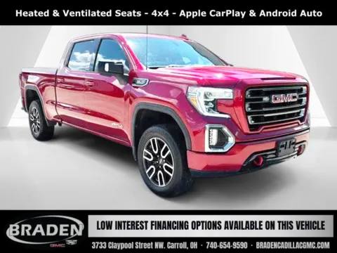 Red 2021 GMC Sierra 1500 AT4 for sale in Carroll, OH