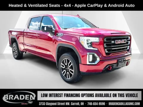Red 2021 GMC Sierra 1500 AT4 for sale in Carroll, OH