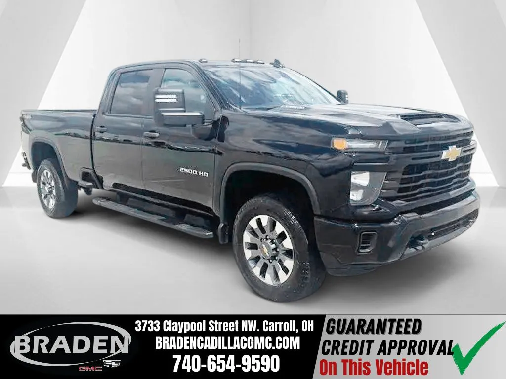 Black 2024 Chevrolet Silverado 2500HD Custom for sale in Carroll, OH