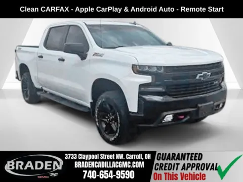 White 2019 Chevrolet Silverado 1500 LT Trail Boss for sale in Carroll, OH