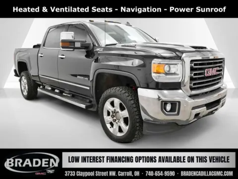 Black 2019 GMC Sierra 2500HD SLT for sale in Carroll, OH