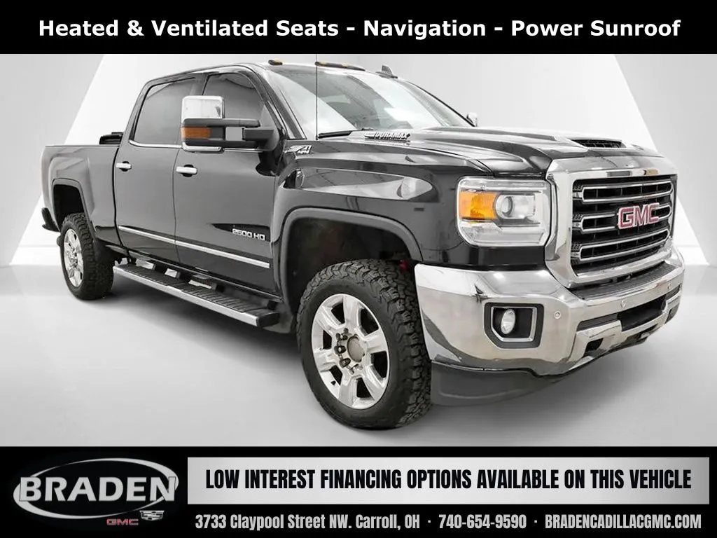 Black 2019 GMC Sierra 2500HD SLT for sale in Carroll, OH