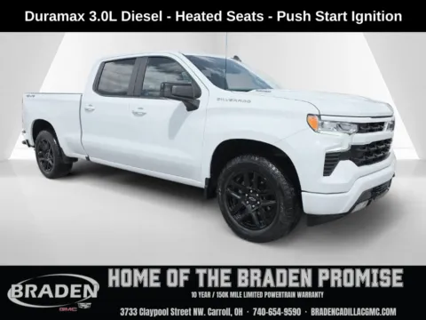 White 2023 Chevrolet Silverado 1500 RST for sale in Carroll, OH
