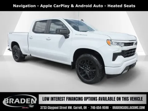 White 2023 Chevrolet Silverado 1500 RST for sale in Carroll, OH