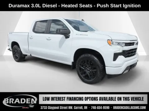 White 2023 Chevrolet Silverado 1500 RST for sale in Carroll, OH