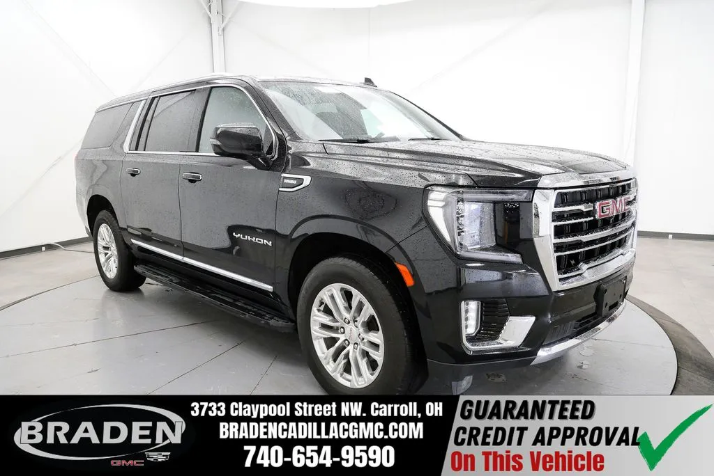 Black 2023 GMC Yukon XL SLT for sale in Carroll, OH