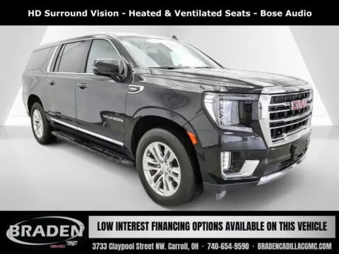 Black 2023 GMC Yukon XL SLT for sale in Carroll, OH