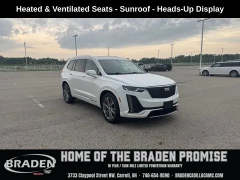 White 2024 Cadillac XT6 Premium Luxury for sale in Carroll, OH