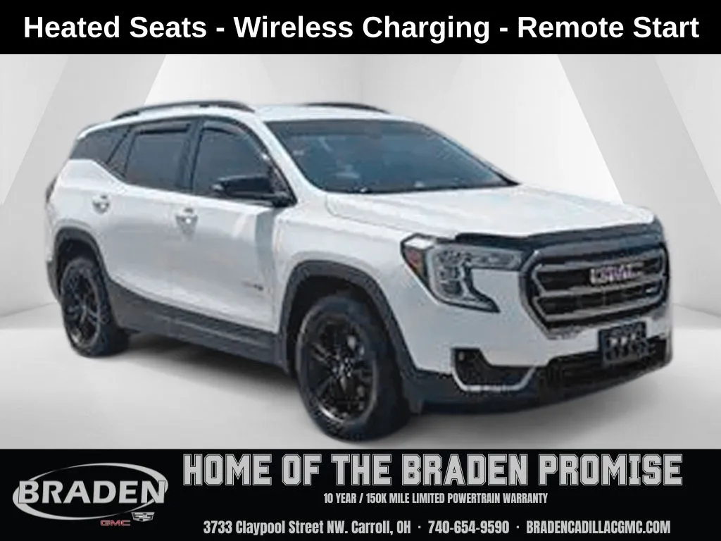 White 2023 GMC Terrain AT4 for sale in Carroll, OH