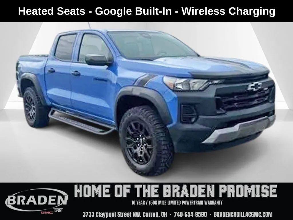 Blue 2025 Chevrolet Colorado Trail Boss for sale in Carroll, OH