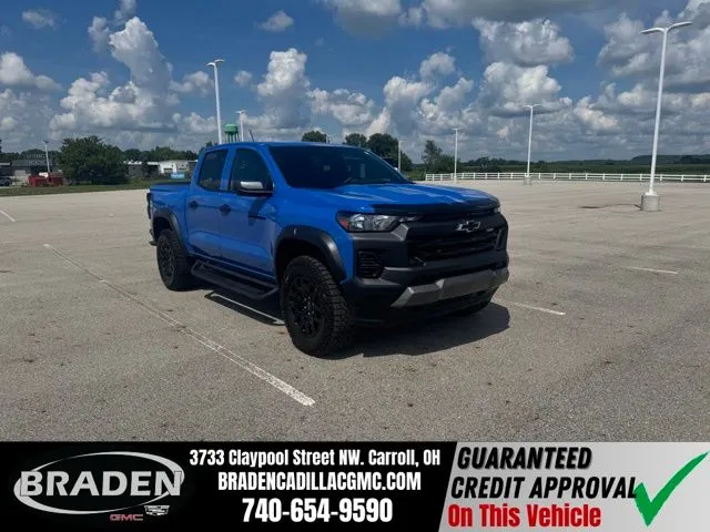 Blue 2025 Chevrolet Colorado Trail Boss for sale in Carroll, OH