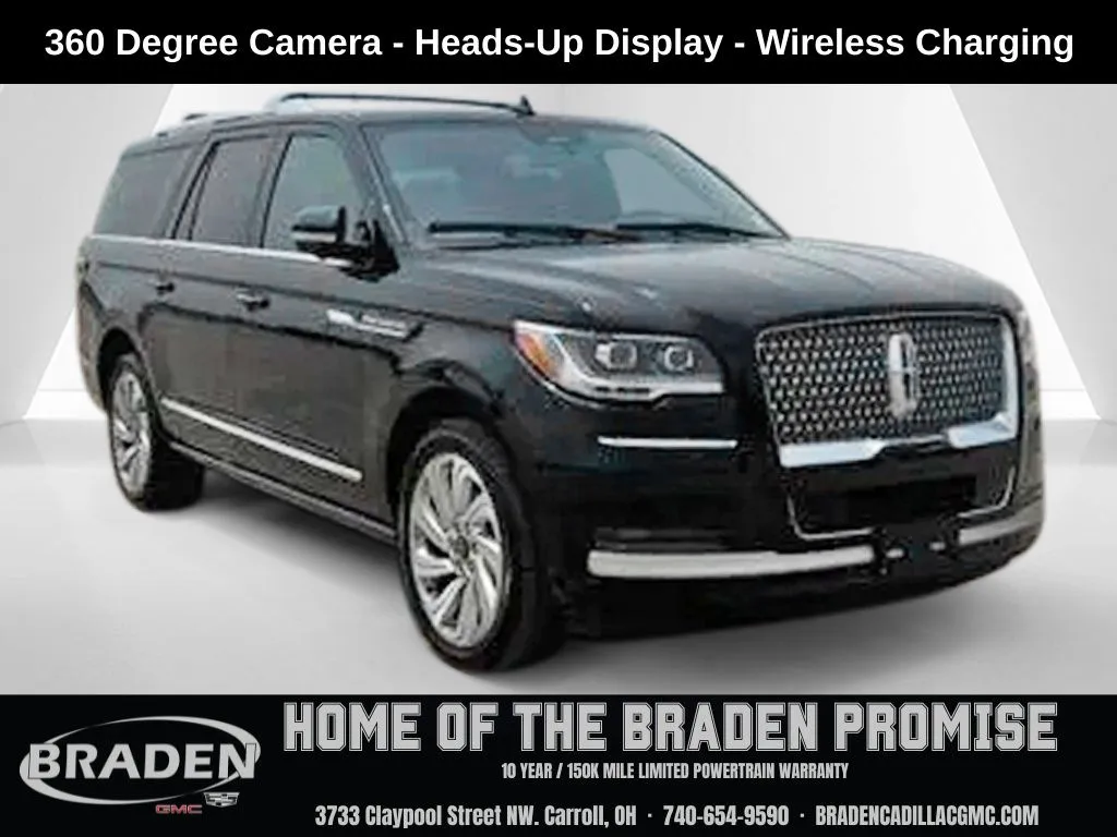 Black 2023 Lincoln Navigator L Reserve for sale in Carroll, OH