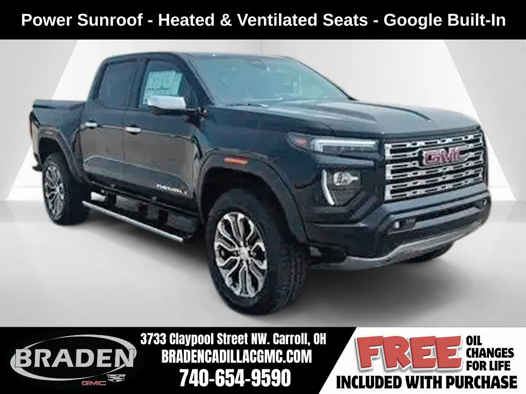 Black 2026 GMC Canyon Denali for sale in Carroll, OH