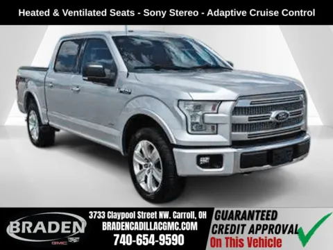 Silver 2016 Ford F-150 Platinum for sale in Carroll, OH