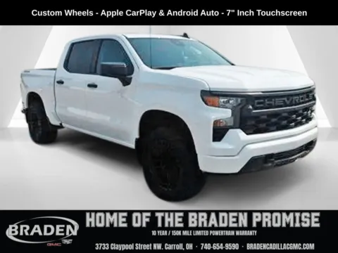 White 2023 Chevrolet Silverado 1500 Custom for sale in Carroll, OH