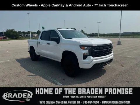 White 2023 Chevrolet Silverado 1500 Custom for sale in Carroll, OH