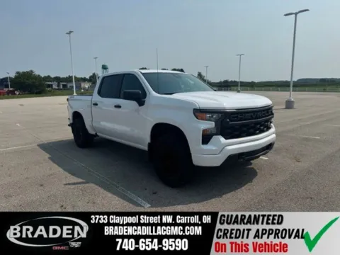 White 2023 Chevrolet Silverado 1500 Custom for sale in Carroll, OH