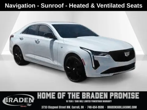 White 2026 Cadillac CT4 Premium Luxury for sale in Carroll, OH