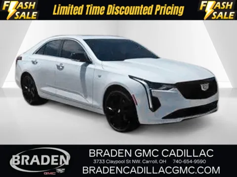 White 2026 Cadillac CT4 Premium Luxury for sale in Carroll, OH