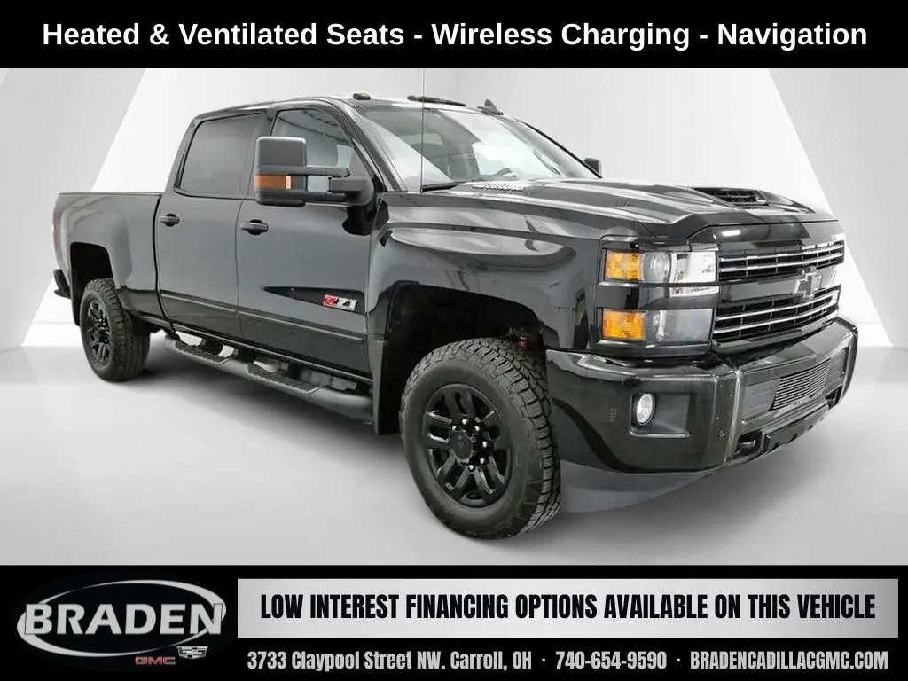Black 2019 Chevrolet Silverado 2500 HD LTZ for sale in Carroll, OH
