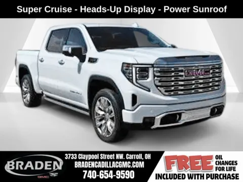 White 2026 GMC Sierra 1500 Denali for sale in Carroll, OH