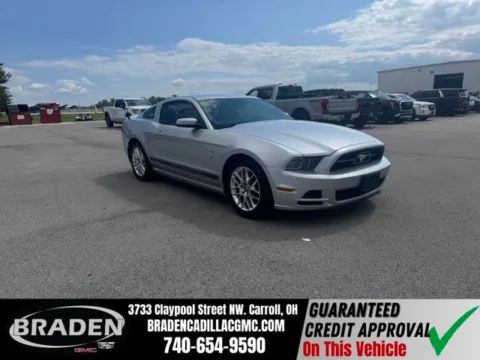 Silver 2013 Ford Mustang V6 Premium for sale in Carroll, OH