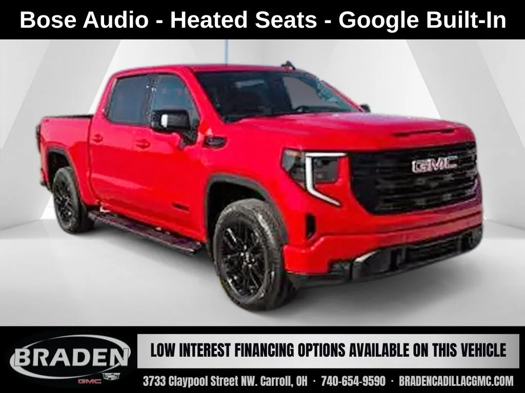 Red 2026 GMC Sierra 1500 Elevation for sale in Carroll, OH