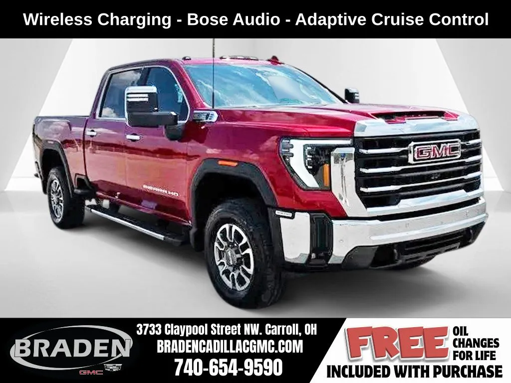 Red 2026 GMC Sierra 3500 HD SLT for sale in Carroll, OH