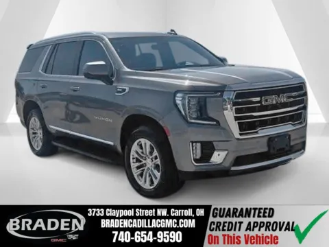 Silver 2021 GMC Yukon SLT for sale in Carroll, OH