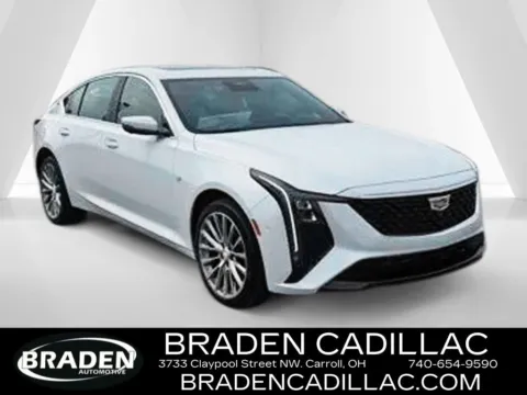 White 2026 Cadillac CT5 Premium Luxury for sale in Carroll, OH